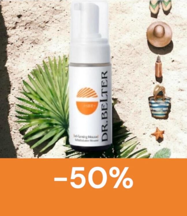 50% kedvezmény SUN SELF-TANNING MOUSSE 100ml - Önbarnító hab
